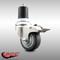 Service Caster 3 Inch 316SS Thermoplastic Rubber Swivel 1-3/4 Inch Stem Caster Lock Brake SCC SCC-SS316TTLEX20S314-TPRB-134 - alternate 2